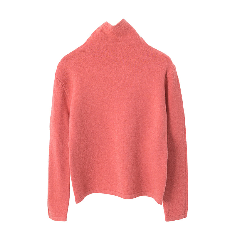 Womens Cashmere Turtleneck Sweater Pink |  Sweaters & Knits Clothing Pink