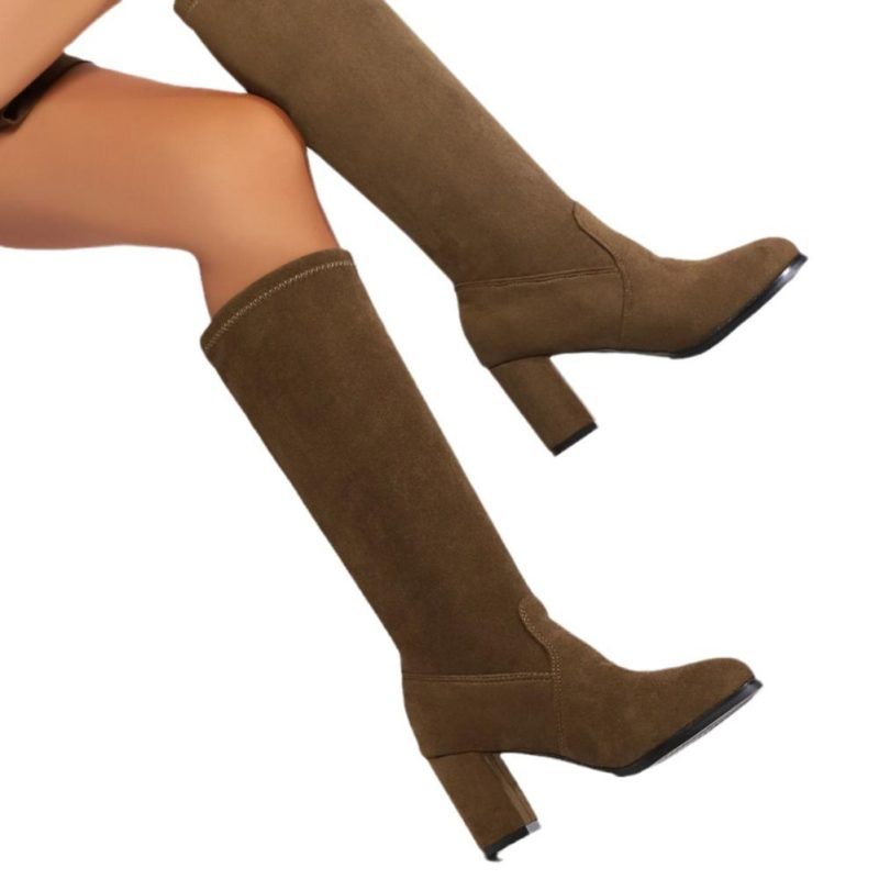 Womens Classic Leather Ankle Boots Beige |  Boots Boots Beige