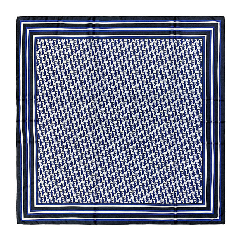 Womens Dotted Square Scarf Dusty Blue |  Scarves Accessories Dusty Blue