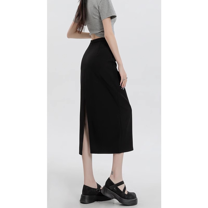 Womens High-Waist Maxi Skirt Black |  Skirts Clothing Black