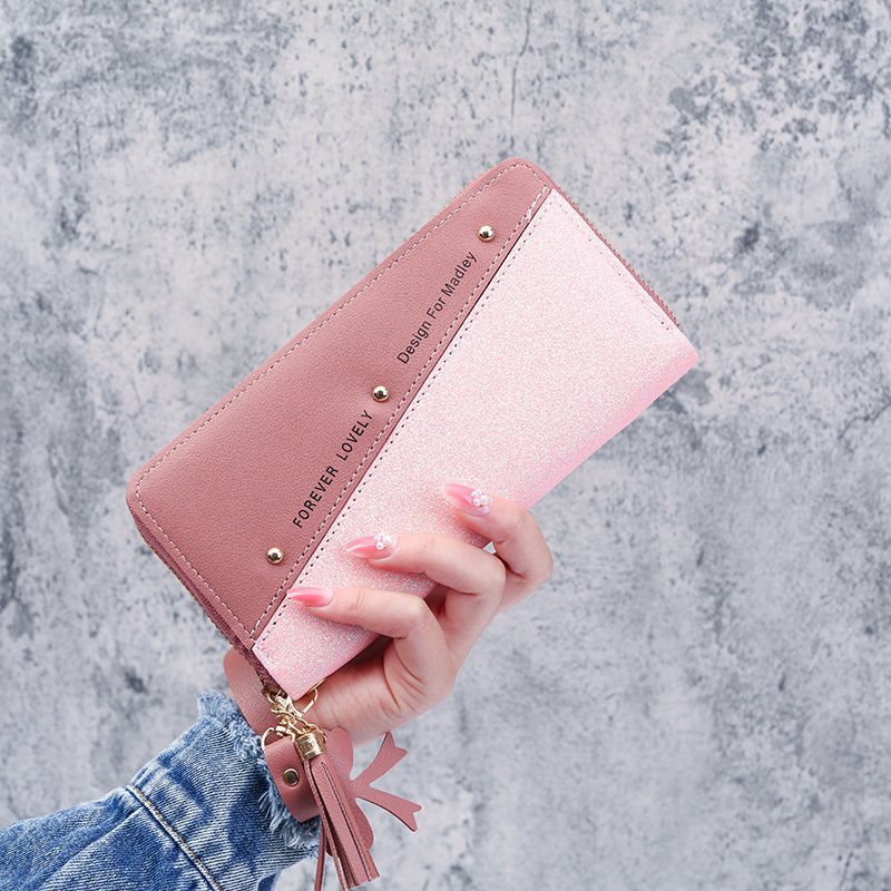 Womens Leather Card Wallet Rose |  Wallets Bags Rose