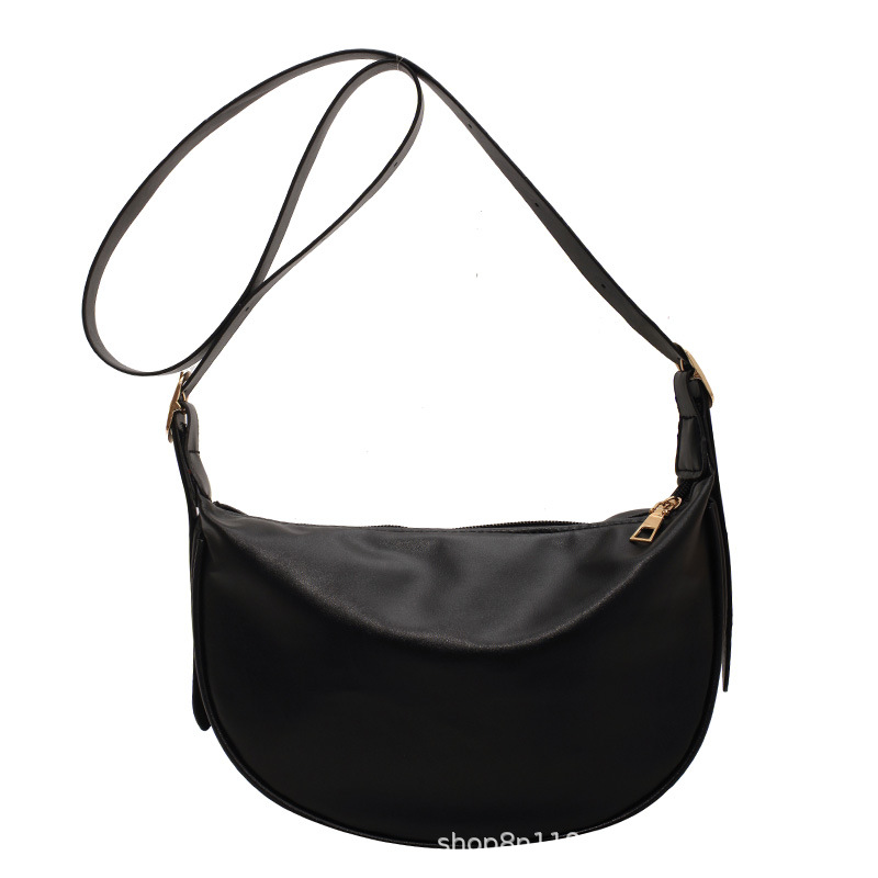 Womens Leather Shoulder Bag Black |  Shoulder Bags Bags Black