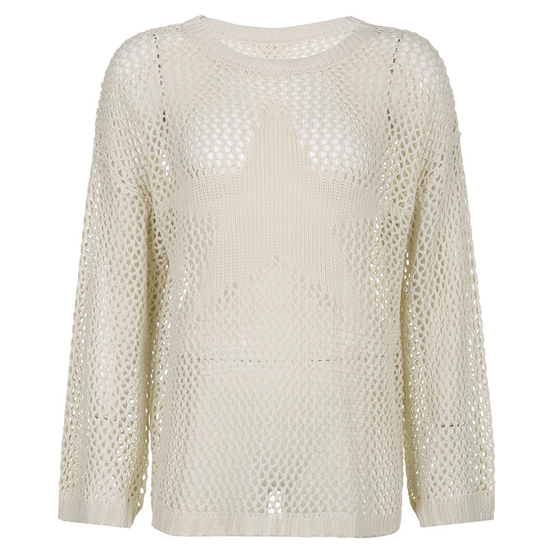 Womens Mesh Top Beige |  Tops Clothing Beige