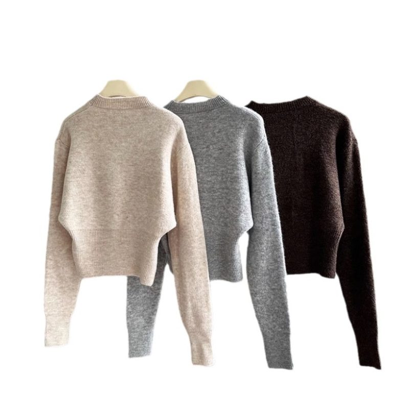 Womens Mock-Neck Sweater Oatmeal |  Sweaters & Knits Clothing Oatmeal