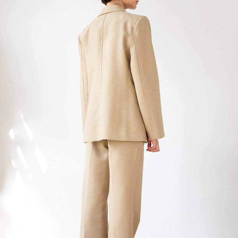 Womens Oversized Blazer Beige |  Outerwear Blazers & Vests Beige