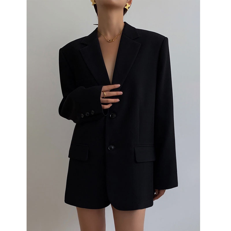 Womens Oversized Blazer Black |  Blazers & Vests Blazers & Vests Black