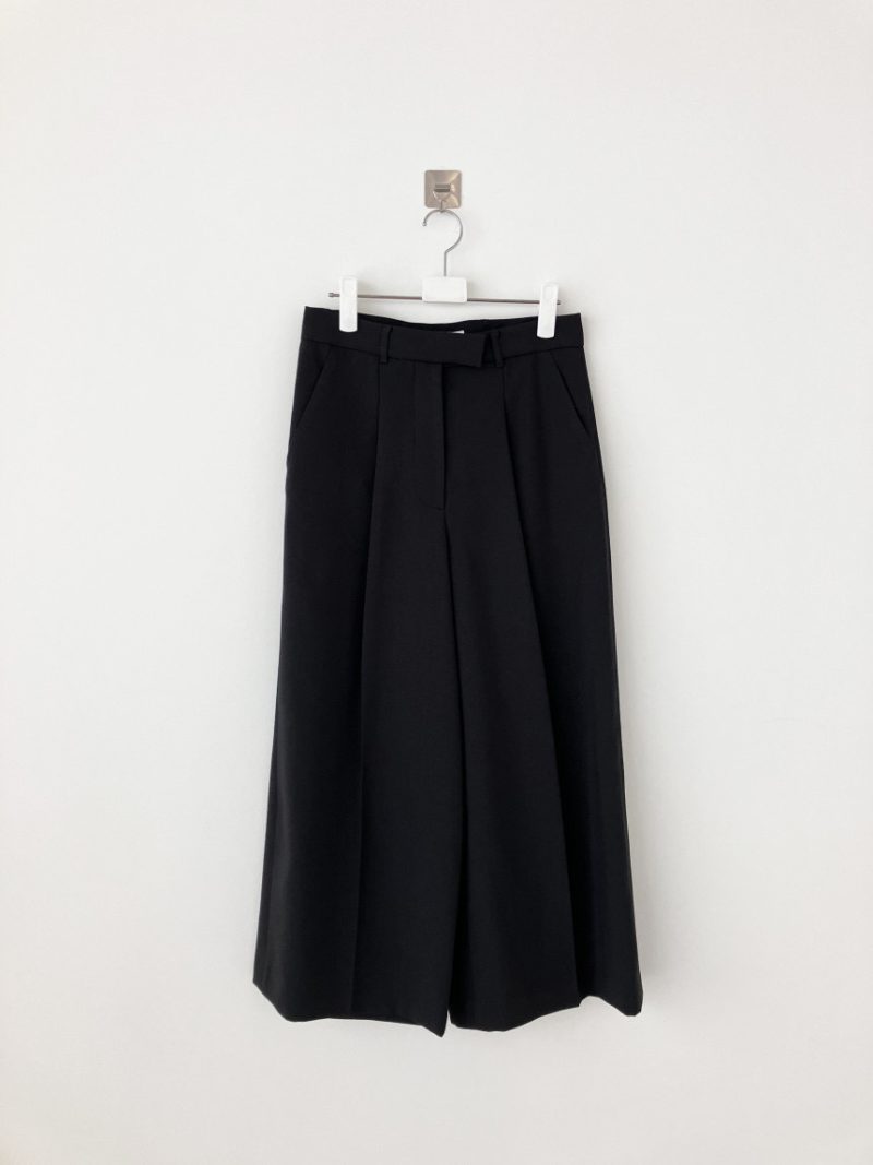 Womens Pleated Trousers Black |  Pants Clothing Black