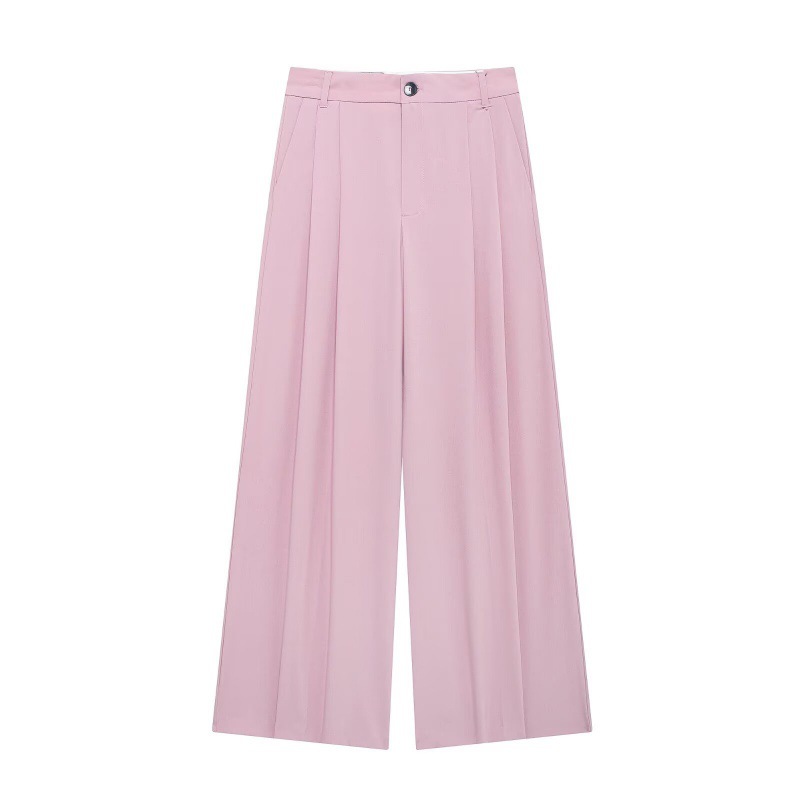 Womens Pleated Trousers Light Pink |  Pants Clothing Light Pink