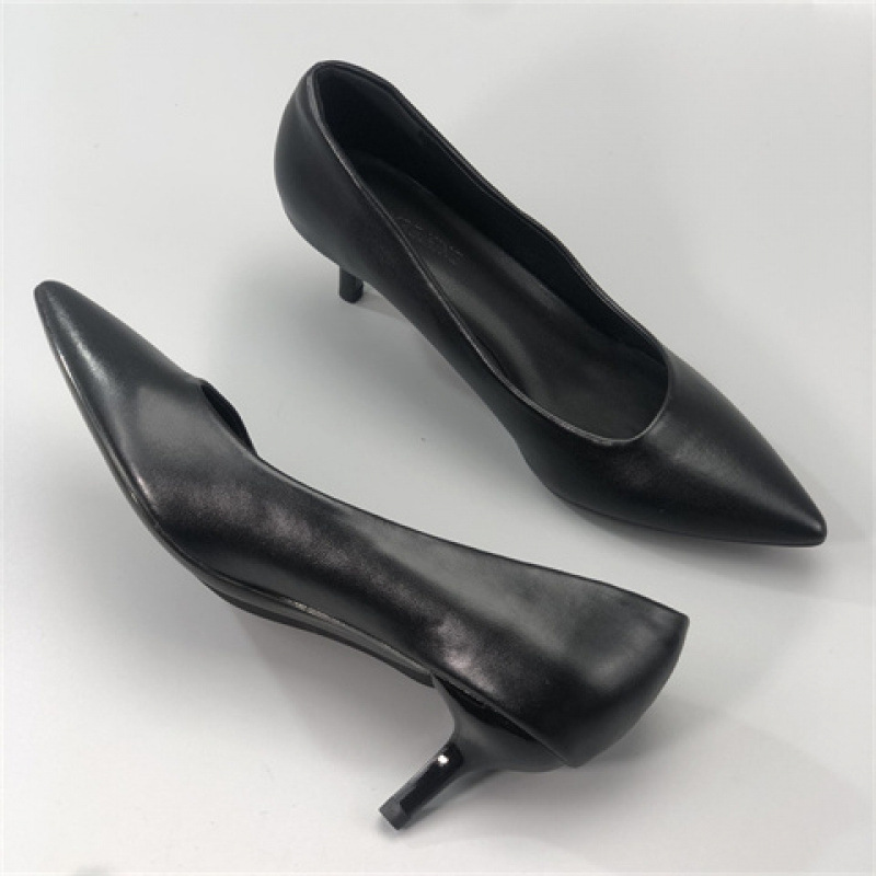 Womens Point-Toe Pumps Black |  Heels Heels Black