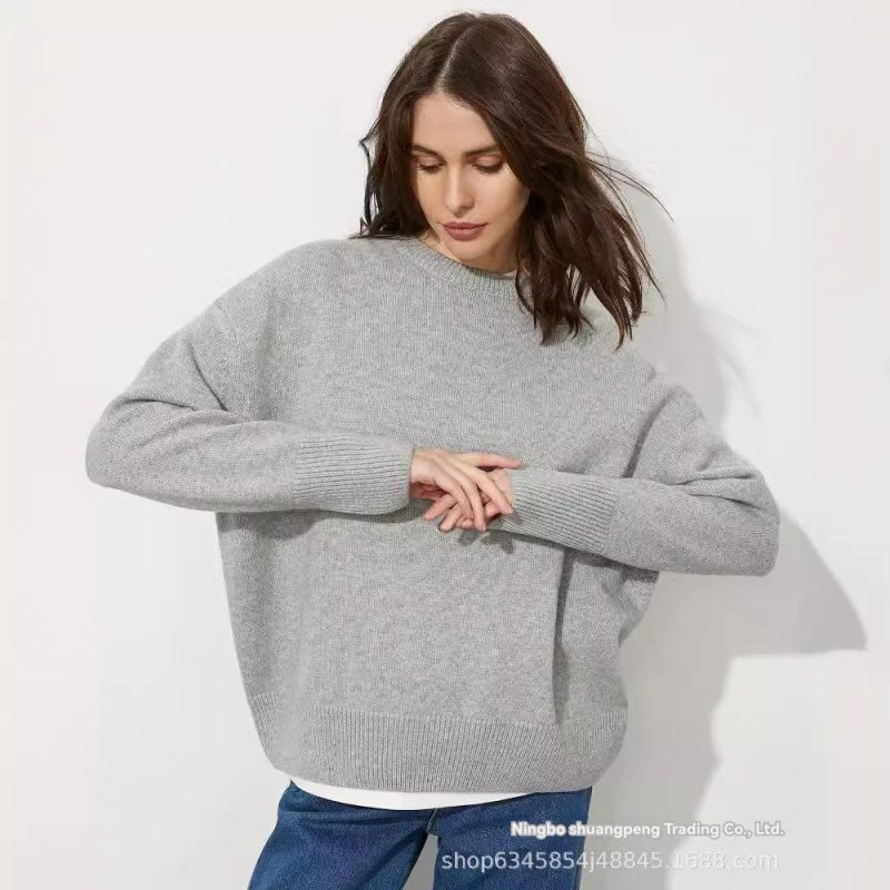 Womens Relaxed Fit Knitted Sweater Mint |  Sweaters & Knits Clothing Mint