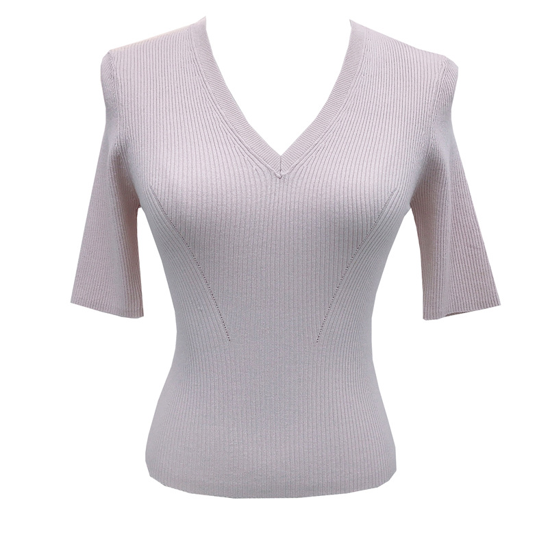 Womens Ribbed T-Shirt White |  Tops Clothing Tops