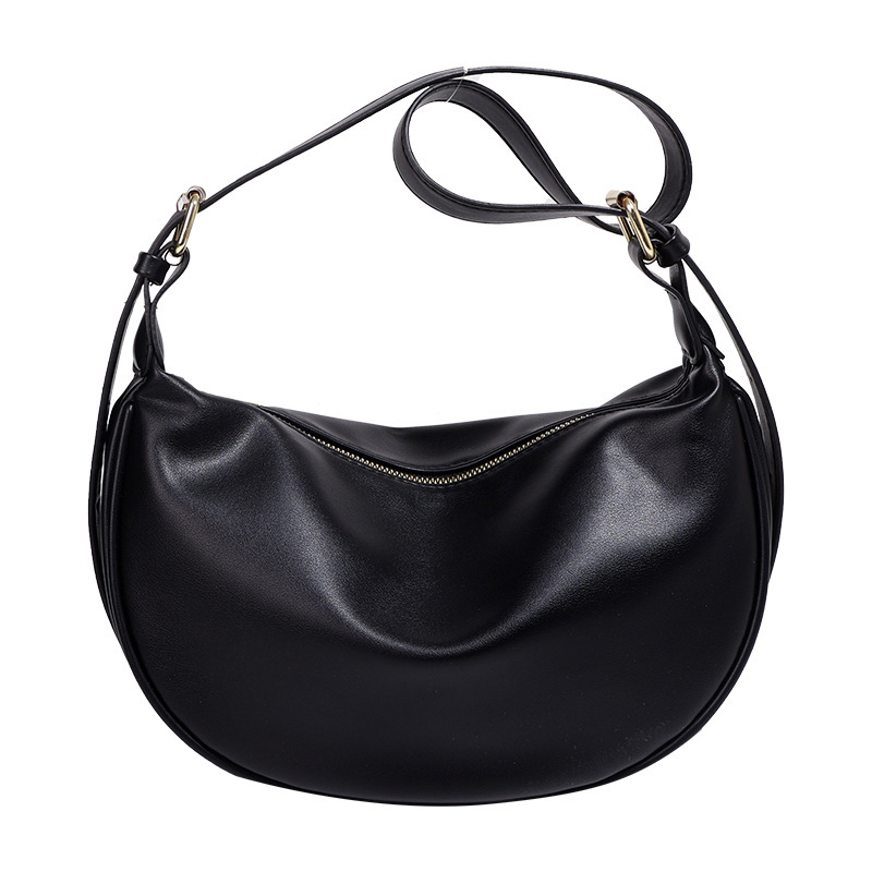 Womens Small Leather Shoulder Bag Black |  Shoulder Bags Bags Black