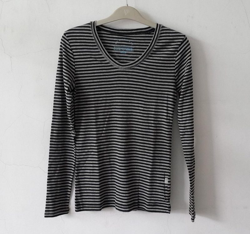 Womens Striped Glitter Top Navy/Cream Stripes |  Tops Clothing Navy/Cream Stripes