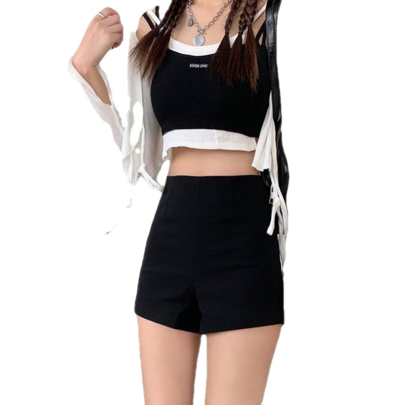 Womens Tailored Linen Shorts Black |  Shorts Clothing Black