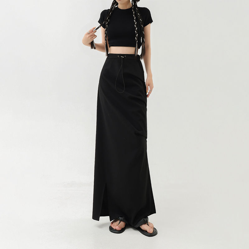 Womens Tailored Pencil Midi Skirt Black |  Skirts Clothing Black