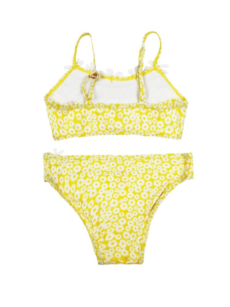 Womens Textured Bikini Tie Briefs Lemon |  Swimwear Clothing Lemon