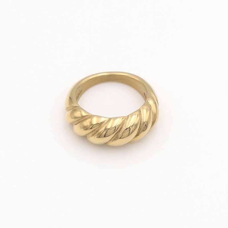 Womens Twisted Sphere Ring Gold |  Rings Jewelry Gold