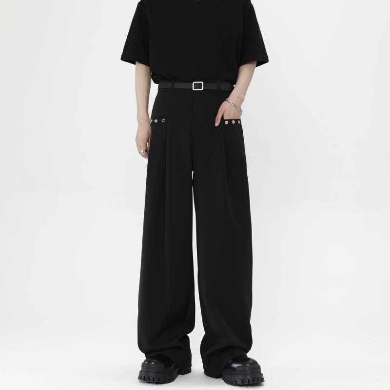 Womens Tapered Press Crease Trousers Black |  Pants Clothing Black